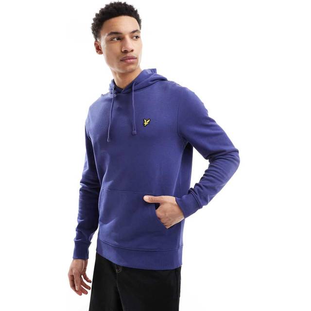Lyle And Scott Men's Loopback Cotton Hoodie - Navy - Size: 44