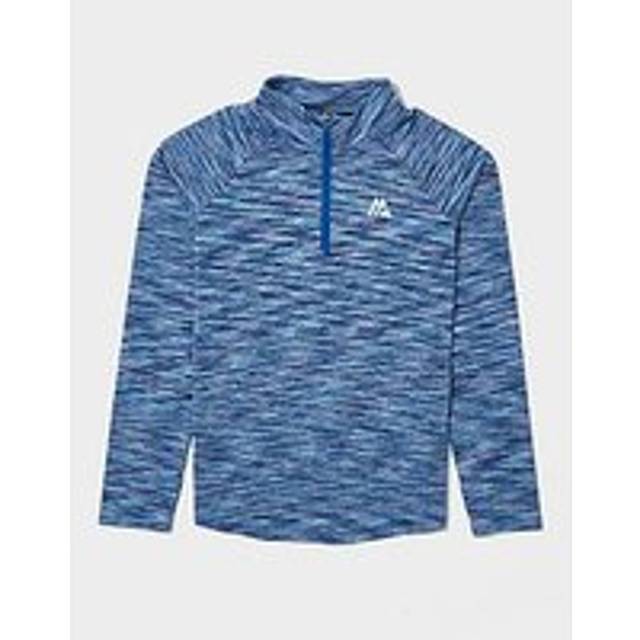 MONTIREX Girls' Trail 1/4 Zip Top Junior - Blue - L