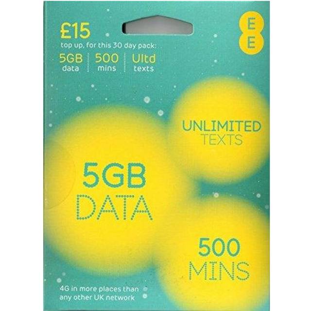 SIM CARD, 3 IN 1 SIM, PAYG, EE