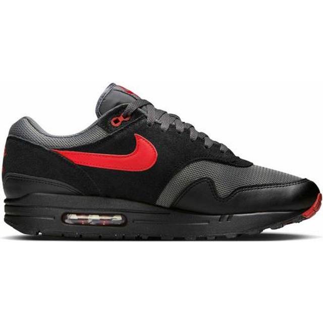 Air Max 1 Essential Sneakers Black / Iron Grey / University Red - Multicolor (9.5)