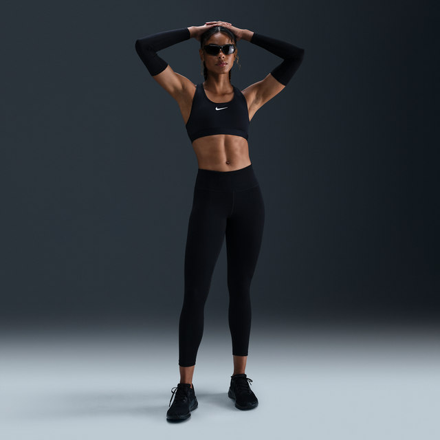 Nike Women's Fast Mid-Rise 7/8 Leggings Leggings Dam Storlek XS Färg svart