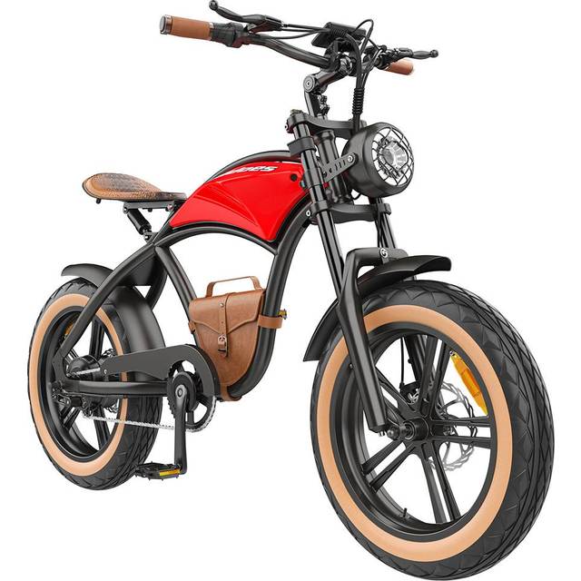 Hidoes B10 elcykel, 1000W motor, 48V 13Ah batteri, 20 x 4' fettdäck, 45 km/h maxhastighet, 60 km räckvidd B10