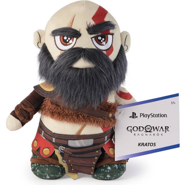 PlayStation  God of War Ragnarok  Premium 10-Inch Kratos Collector Grade Plush Toy  Cute Plushies and Kids Toys for PS5 Fans of All Ages