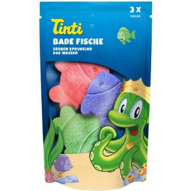Tinti Badbomber - Fisk - 3-pack - Röd/Lila/Grön - Tinti - One Size - Vårdproduktar
