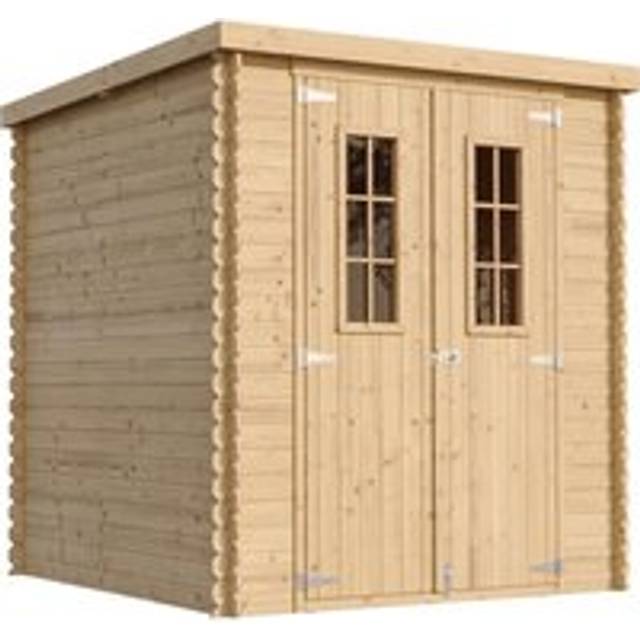 Wooden Garden Shed- 7x7 ft/3,5 m2 - 19 mm planks - Bike shed, Small shed Timbela M309C+M309G