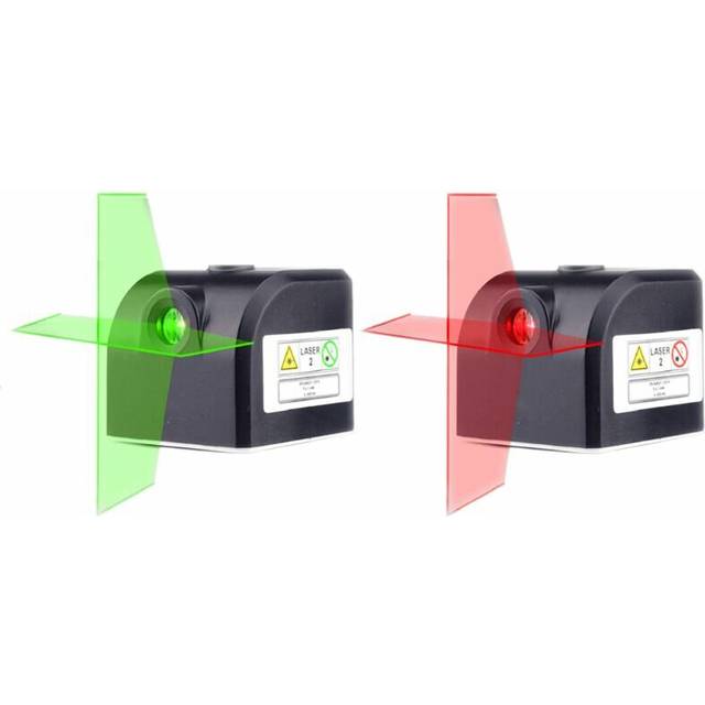 (Green Light) 2 Lines Red Infrared Laser Level Self Leveling Horizontal Vertical Cross Line