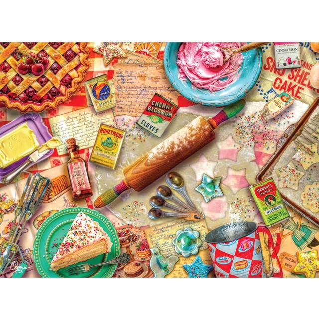 Buffalo Games - Aimee Stewart - The Nostalgic Baker (2024) - 1000 Piece Jigsaw Puzzle for Adults -Challenging Puzzle Perfect for Game Nights - Finishe