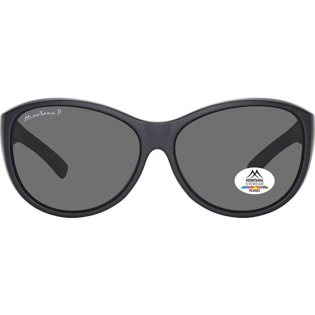 Montana Eyewear FO8 Polarized FO8 Men's Sunglasses Black Size 62 - Matte Black (62)