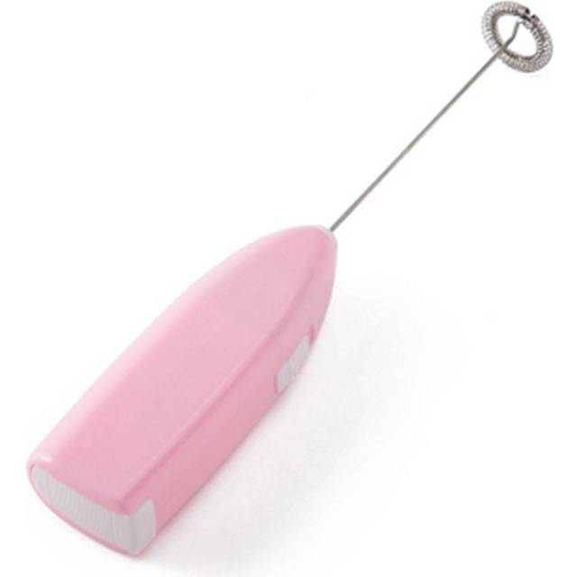 Cordless Electric Hand Mixer Battery Powered Small Plastic Metal Household Hand Mixer for Home pink