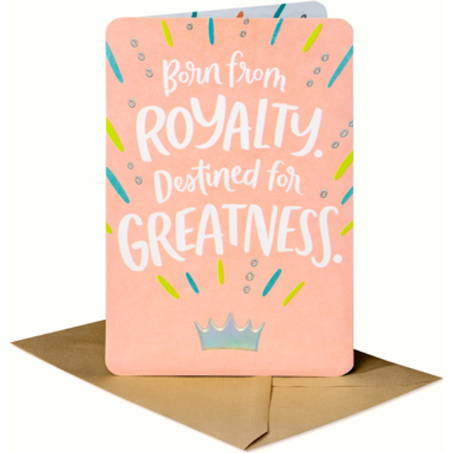 American Greetings Baby Shower Card (Blessed to be Yours)