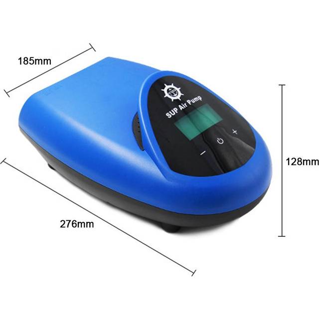Portable Electric Air Pump 20PSI High Pressure Air Compressor Inflation & Deflation Pump with 7 blue