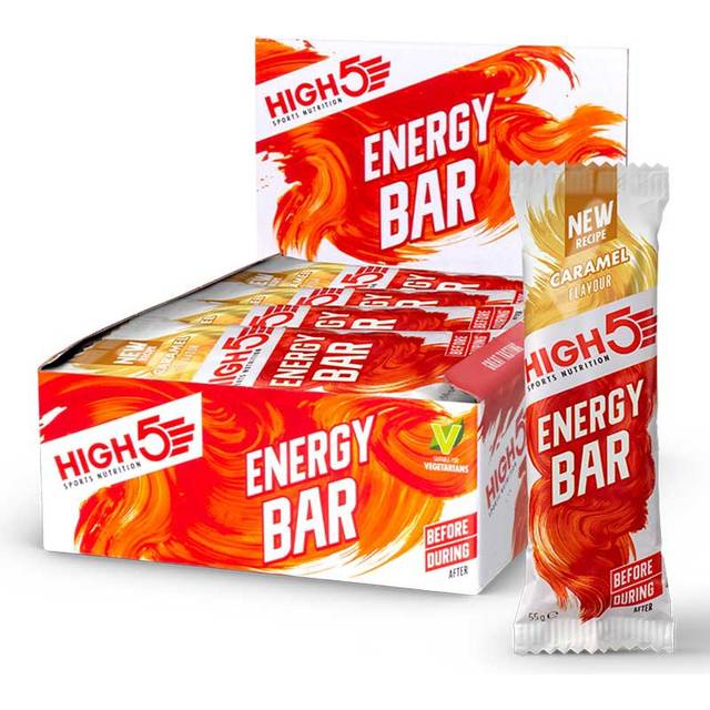 High5 Energy Bar 12 x 55g Bar, Caramel
