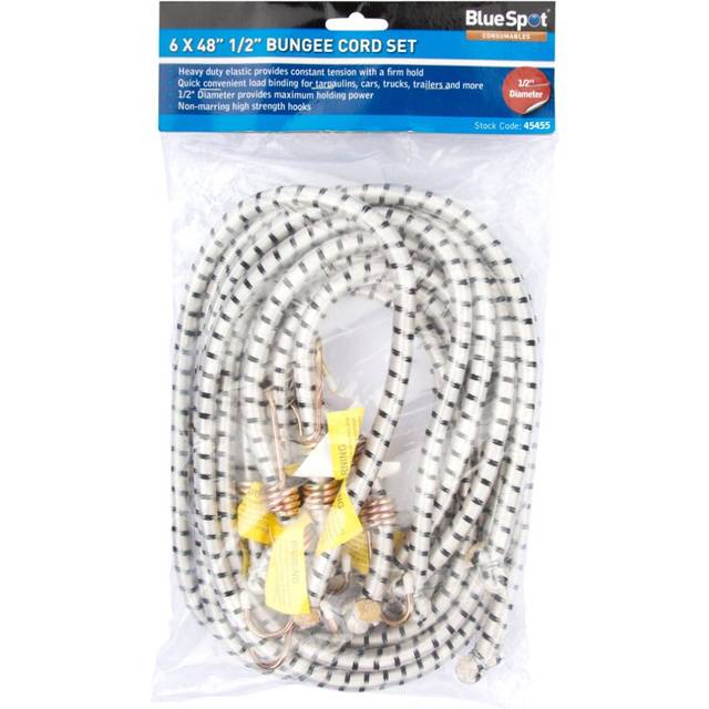 Blue Spot Tools 6 Piece 120cm Bungee Cord Set