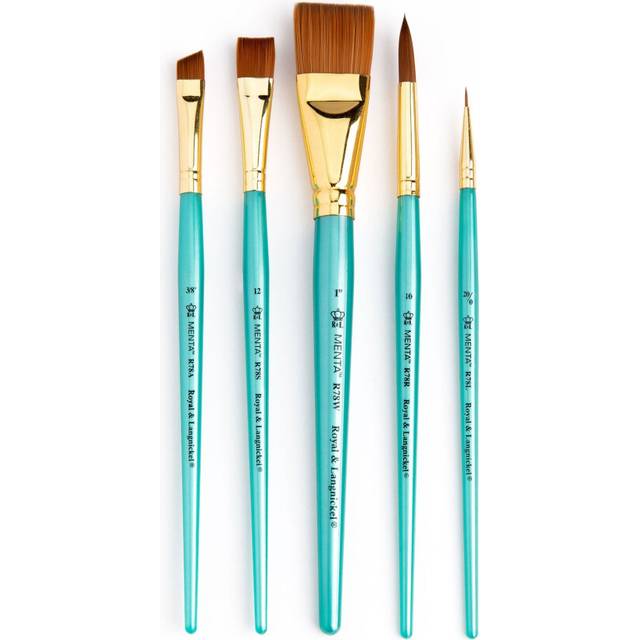 RMEN-SET782 | Menta 5pc Synthetic Sable Variety Acrylic Brush Set 782