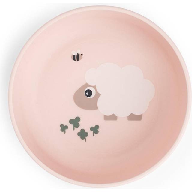 Done by Deer Foodie skål Tiny farm Powder - Rosa