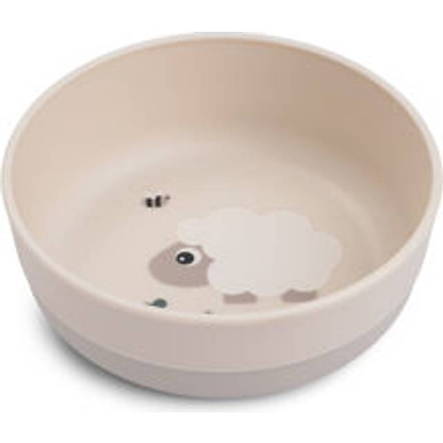 Done by Deer Foodie skål Tiny farm Sand - Beige/Sand