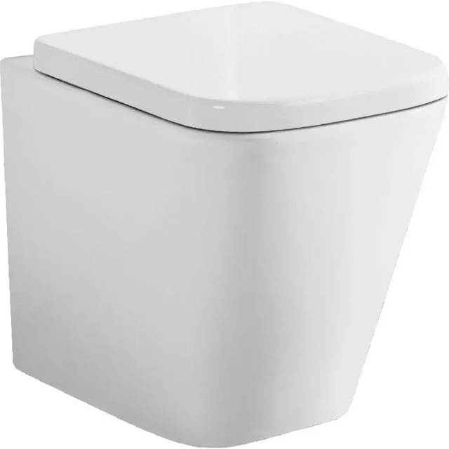Sudbury Back To Wall Eco Vortex WC Pan and Soft Close Seat - White