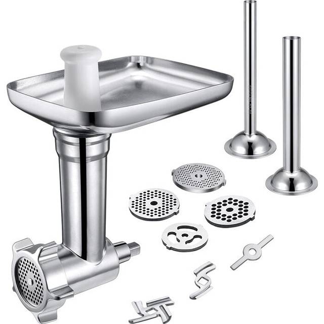Hoodakang Food Grinder Attachment Slicer and Shredder Meat Stuffer For KitchenAid Stand Mixer Accessories