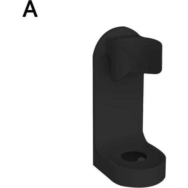 Toothbrush Holder Electric Toothbrush Storage Rack ABS Wall Mounted-Black