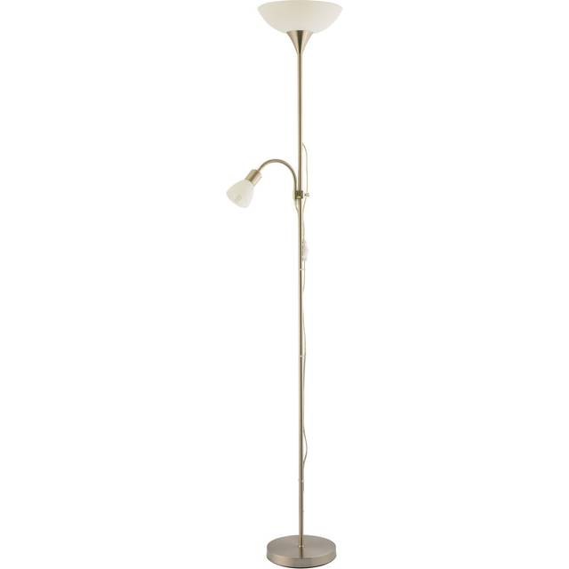 180cm Torchiere Floor Lamp - Brushed (180cm H X 27cm W X 27cm D)