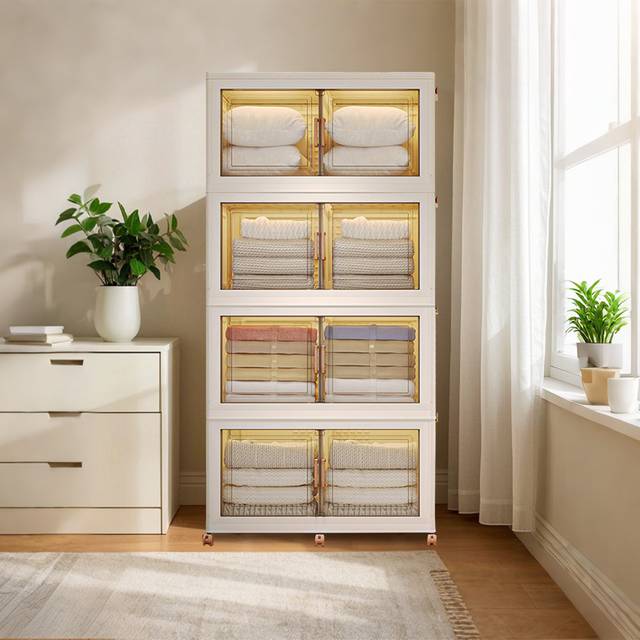 Ebern Designs Plastic Bin - Beige (15L)