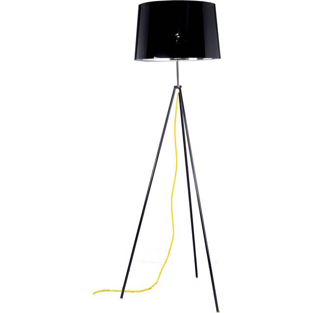 Schuller 156.5cm Tripod Floor Lamp with UK Plug - Black (156.5cm H X 53cm W X 53cm D)