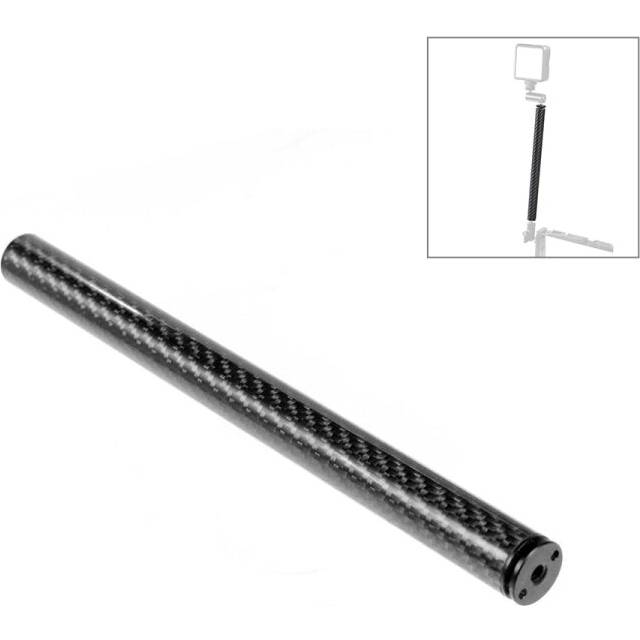 PULUZ 250mm Aluminum Alloy Carbon Fiber Floating Buoyancy Selfie-stick Extension Arm Rods for GoPro, Insta360, DJI and Other Action Cameras