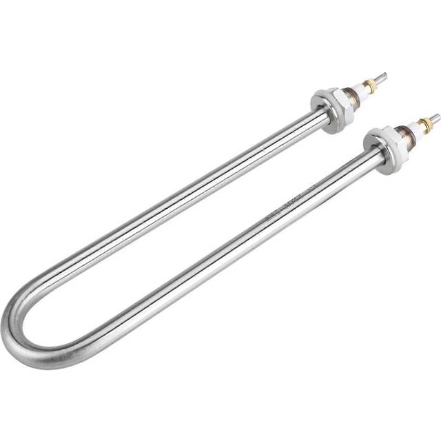 (As show, One size) Stainless Steel Immersion Water Heater Electric Tube Heating Element 2KW 220V
