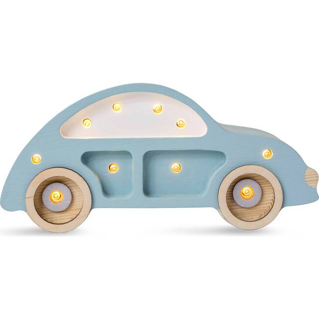 Little Lights Mini Lampa Bil, Retro Blue