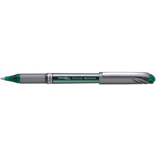 Pentel Energel BL27 Gel Rollerball Pen - 0.7mm Tip - Green - Single
