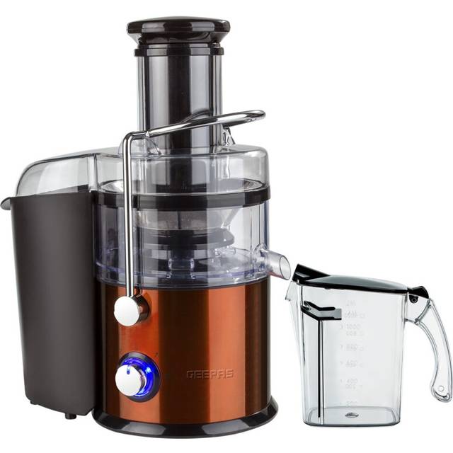 Geepas 800W Juice Extractor Centrifugal Juicer, Brown