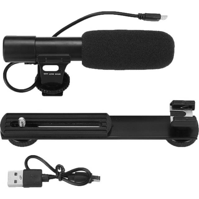 (Stand + microphone) Digital Camcorder Vlog Video Vlogging YouTube Camera Video Recorder with 24MP Microphone Wide-angle Lens