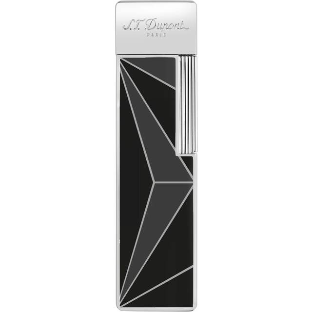 S.T. Dupont The Sixties Lighter - Black and Gold - can be Engraved or Personalised