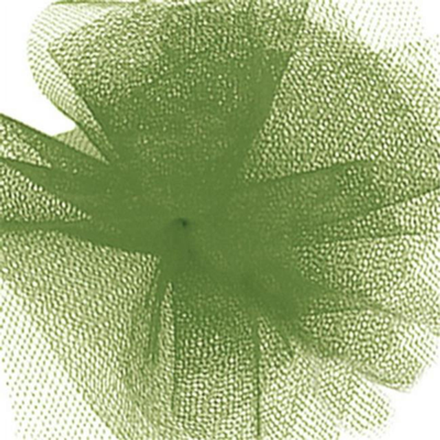 Offray Tulle Craft Ribbon  6-Inch by 25-Yard Spool  Basil