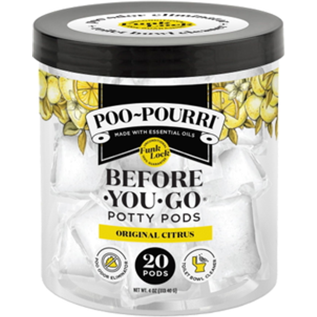 Poo-Pourri Before-You-Go Potty Pods  Original Citrus  20 Count Toilet