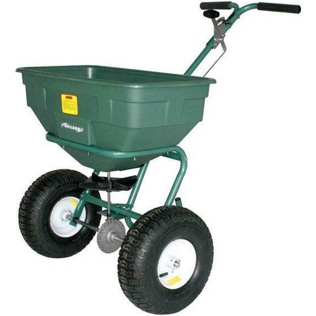 Spreader 125lbs Walk-behind Push Broadcast Spreader (Genuine Neilsen CT2208)