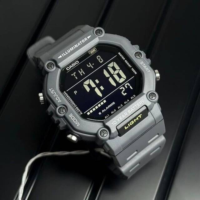 Casio Digital Resin Strap Quartz AE-1600H-8BV 100M Men's Watch