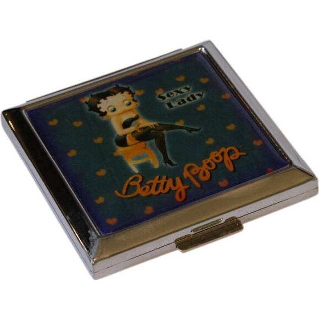 Betty Boop Blue Compact Mirror Sexy Lady