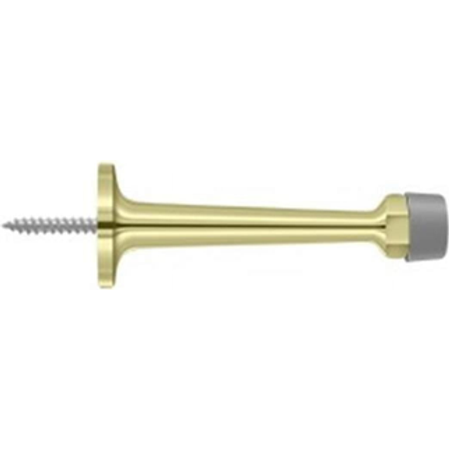 Deltana BDS30U3UNL Door Bumper  Solid Brass  3.25 in.
