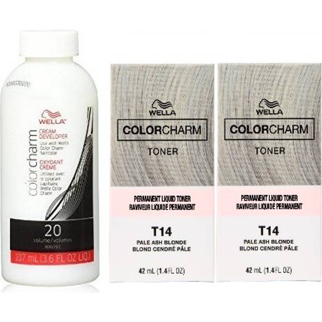 Wella T14 Toner X 2 + Developer Vol 20 X 1 - Bundle