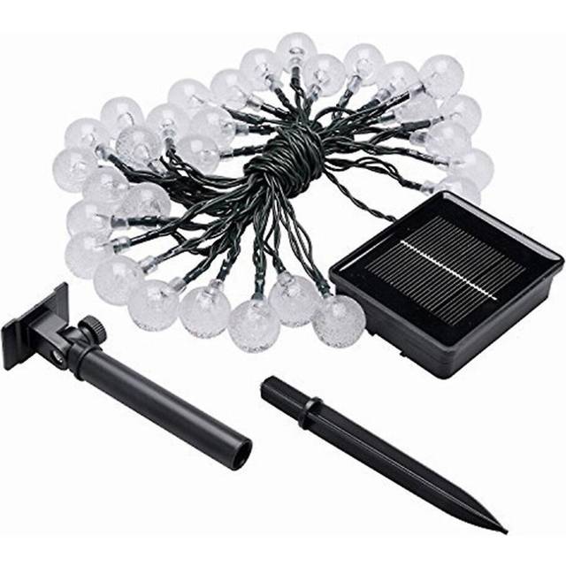 Solar Crystal Ball String Lights For Garden Courtyard Family Holiday Party Wedding