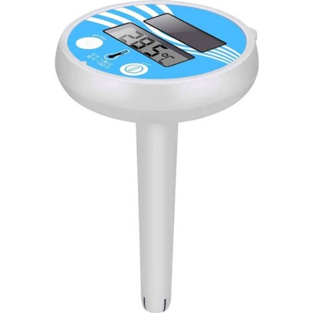 Floating Digital Pool Thermometer Solar Powered Outdoor Pool Thermometer Waterproof LCD Display