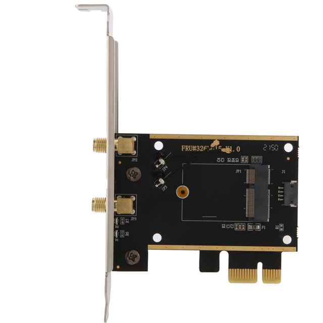 Wireless M.2 NGFF WiFi BT Card To Desktop PC PCI-E Network Adapter Converter for 3160NGW AX200NGW AX210NGW