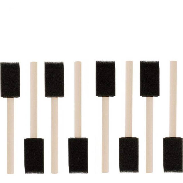 Foam brushes, different sizes, 50 pcs, sponge brush, foam brushes