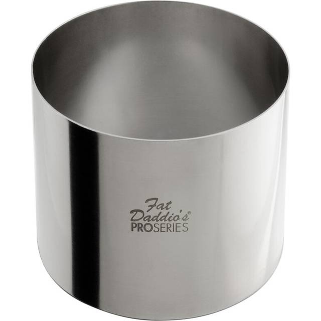 Fat Daddio's Stainless Steel Round Cake & Pastry Ring  4 x 2.375 Inch