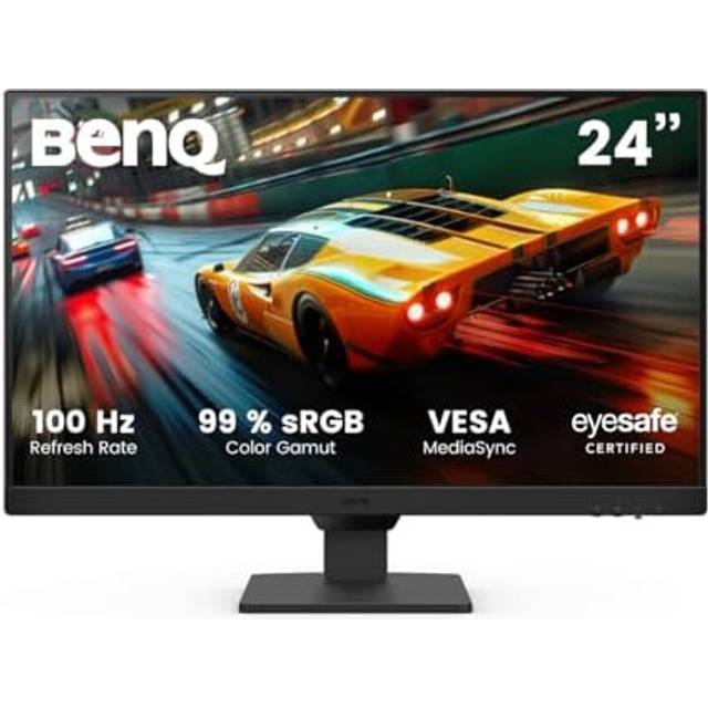 BenQ GW2490E 24 Inch Monitor, Gaming 100Hz, Full-HD, IPS, Eye-Care, HDMI, DP