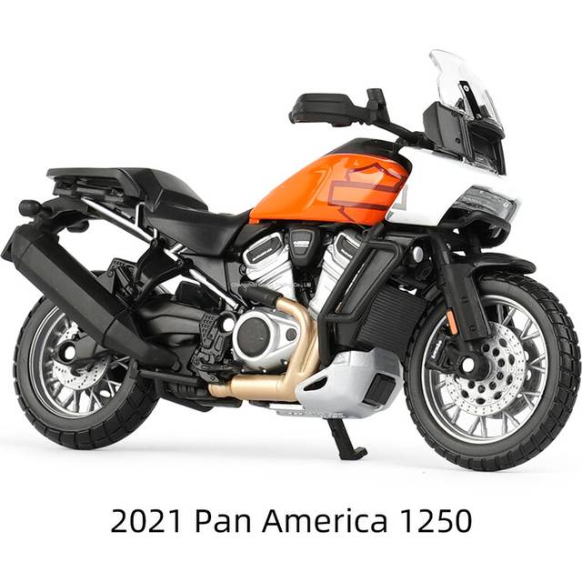 (Pan America 1250) Maisto 2021 Harley-Davidson Pan America 1250 Die Cast Vehicles Collectible Hobbies Motorcycle Model Toys