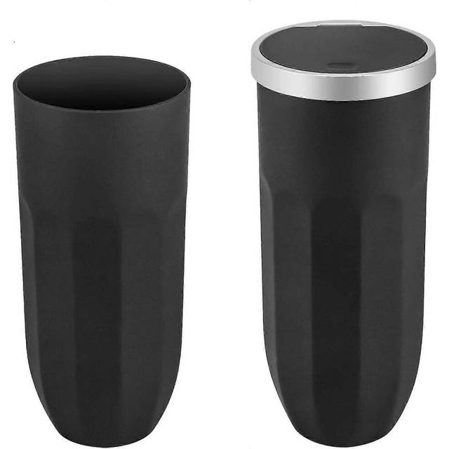 (As show, One size) 2 Pack Car Trash Can - Car Trash Can Holder, Tumbler Holder, Car Trash Can, Cup Holder, Trash Can With Leak Proof Lid