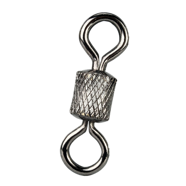 Fishing swivel connector ring rolling rotator for Kana hook D