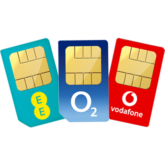 Payg o2, vodafone, ee, three (3), gifgaff sim card - nano micro sim card